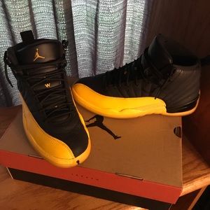 Jordan’s 12’d Yellow And Black